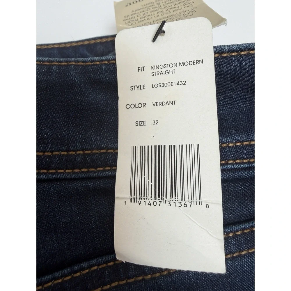 Liverpool Los Angeles NWT Kingston Modern Straight Bullet Dark Wash Jeans 32x32